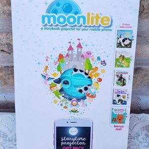 Moonlite Cell Phone Story Projector LITTLE GOLDEN BOOKS- New 5 Reels & Projector